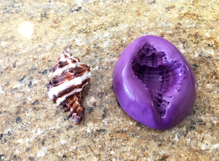 EasyMold Silicone Putty Shell chocolate Molds