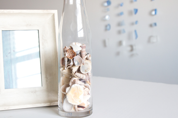 diy faux seaglass hanging charms