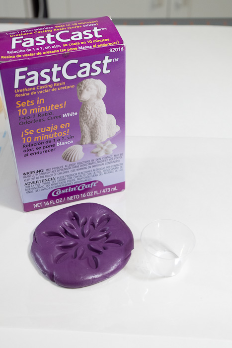 Snowflake mold and castings- supplies for casting new snowflake ornaments