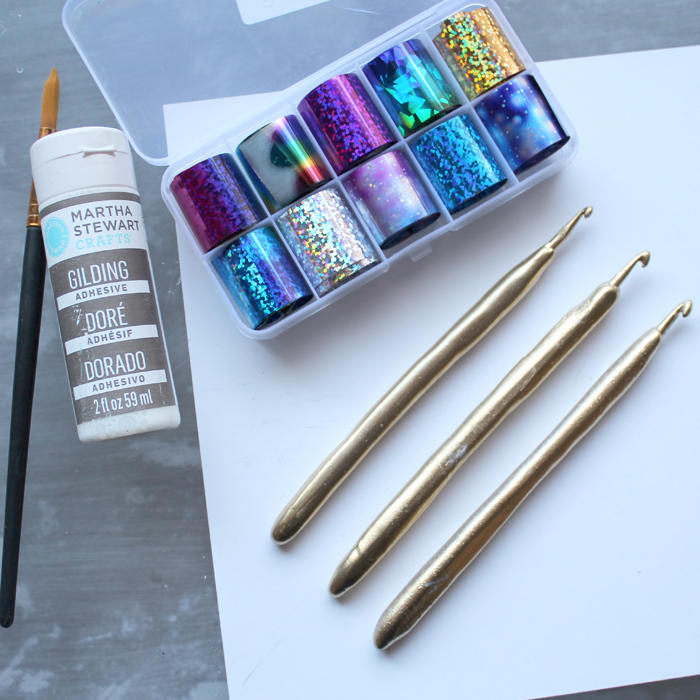 Crochet Hooks Customized with EasySculpt Epoxy Modeling Clay