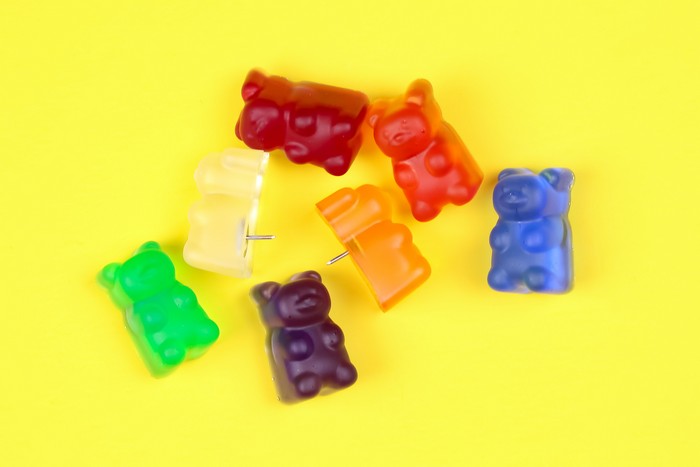 Color Pour Resin Gummy Bear Silicone Mold