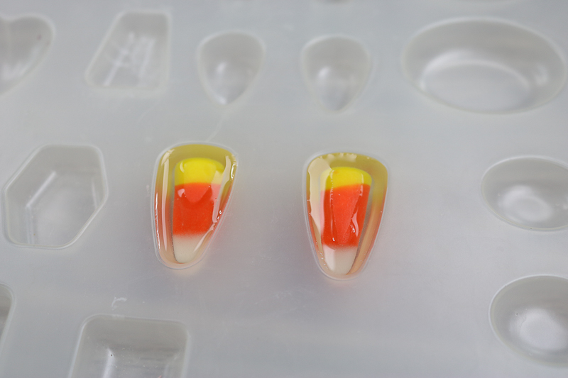 adding candy corn to resin
