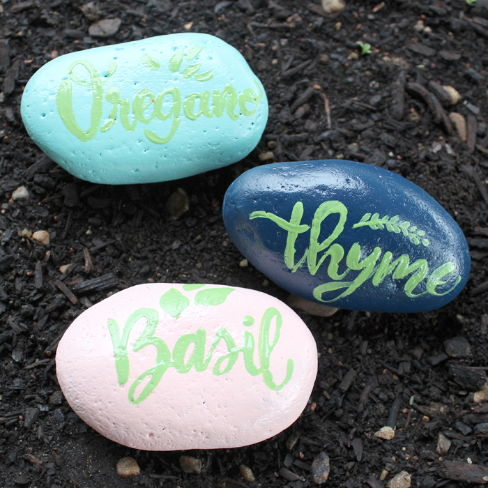 The Envirotex Spray is the best way to keep the paint in place and keep it from chipping all Summer long. Give your garden some personality with this amazing garden marker stones!