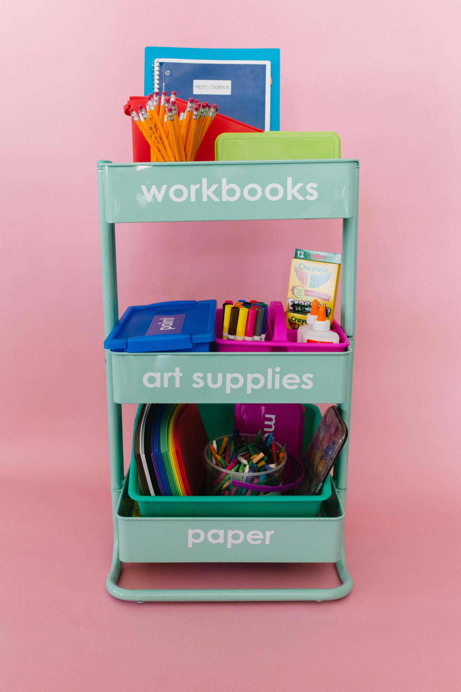 How to Organize School Supplies at Home