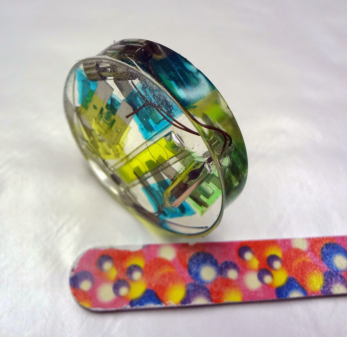 Colored Pencil Paperweight with EasyCast - Resin Crafts Blog