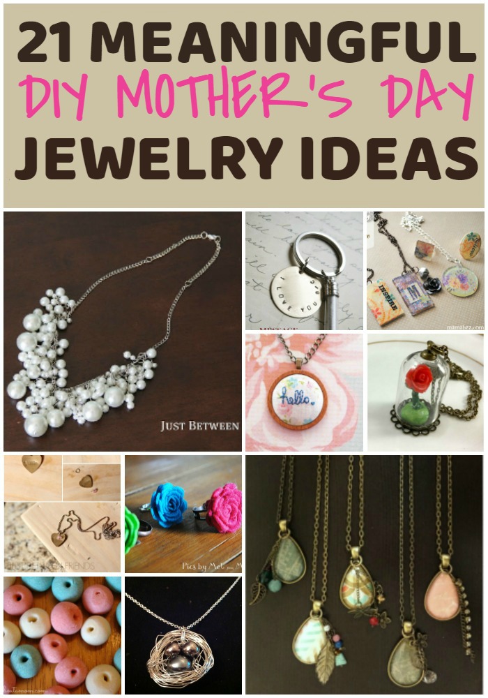 So many great ideas for DIY jewelry for mom, even great crafts for kids to make! via @resincraftsblog