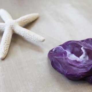 making bath bombs in a starfish shape-002