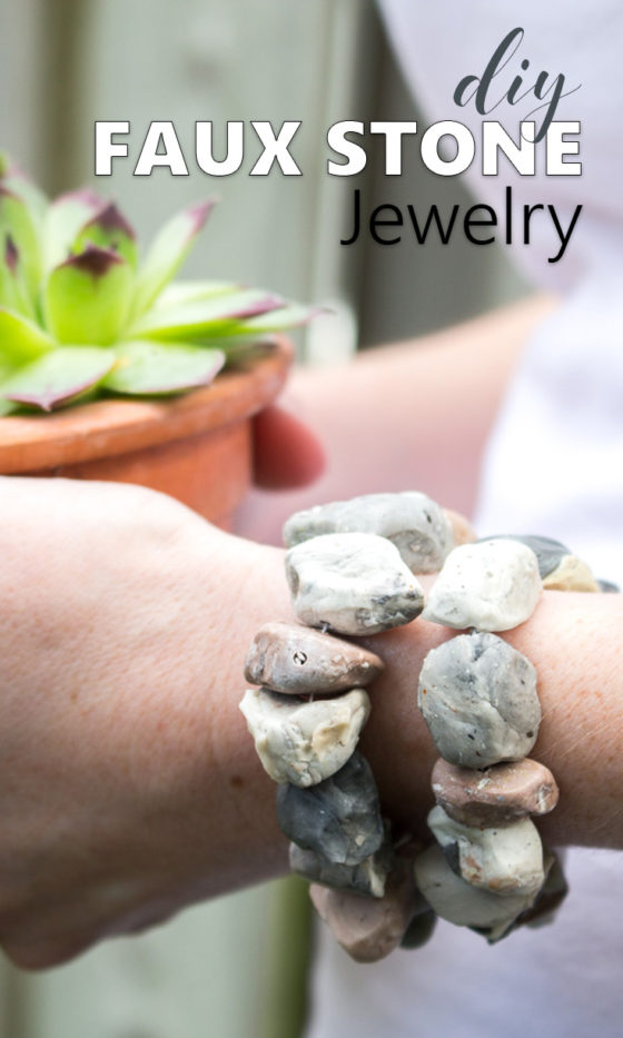 DIY Faux Stone Jewelry using Easy Sculpt Modeling Clay Resin Crafts Blog