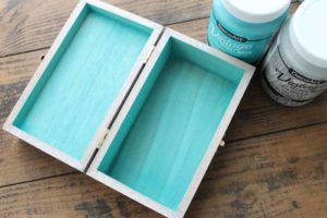 Learn how to add a marbled resin top to a jewelry box.