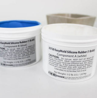 Make your own concrete and resin planter using Envirotex Lite and Easy Mold! Love the colour and textures of this project!