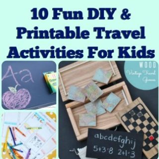 10 Fun DIY Printable Travel Activities To Keep The Kids Busy