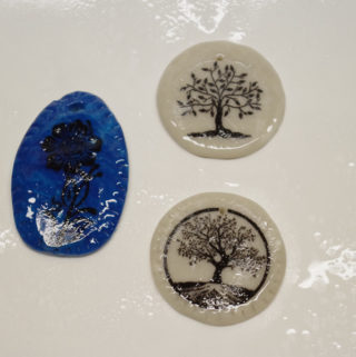 Clay Pendant Ink Transfer-118