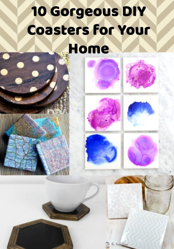 10 Gorgeous DIY Coasters You Need In Your Home - Resin Crafts