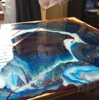 Poured Resin Wall Art-101-2