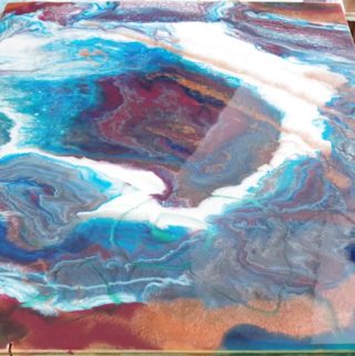 Poured Resin Wall Art-119