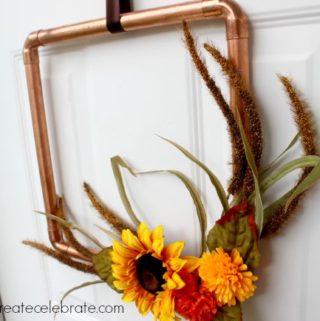 Side-view-copper-wreath