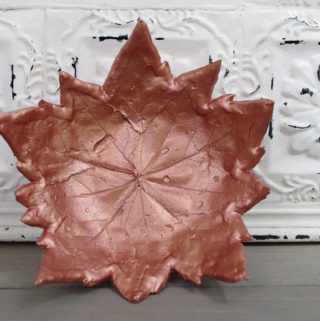 DIY Leaf Imprint Clay Bowls-139