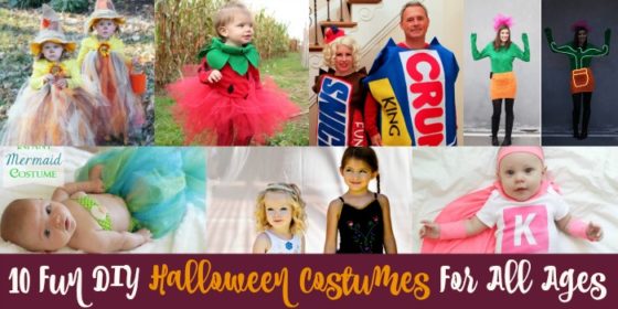 10 Fun DIY Halloween Costumes for All Ages