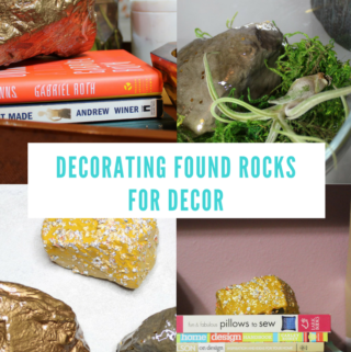 Protecting and decorating found rocks for décor | whitney j décor| resin diy projects | painted rocks | display rocks project | Diy rock project | decorating rocks | styling a home with rocks | rock décor | rock styling | resin rock project | envirotex lite projects | resin craft projects |