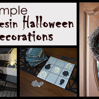 resin halloween decorations - social media image