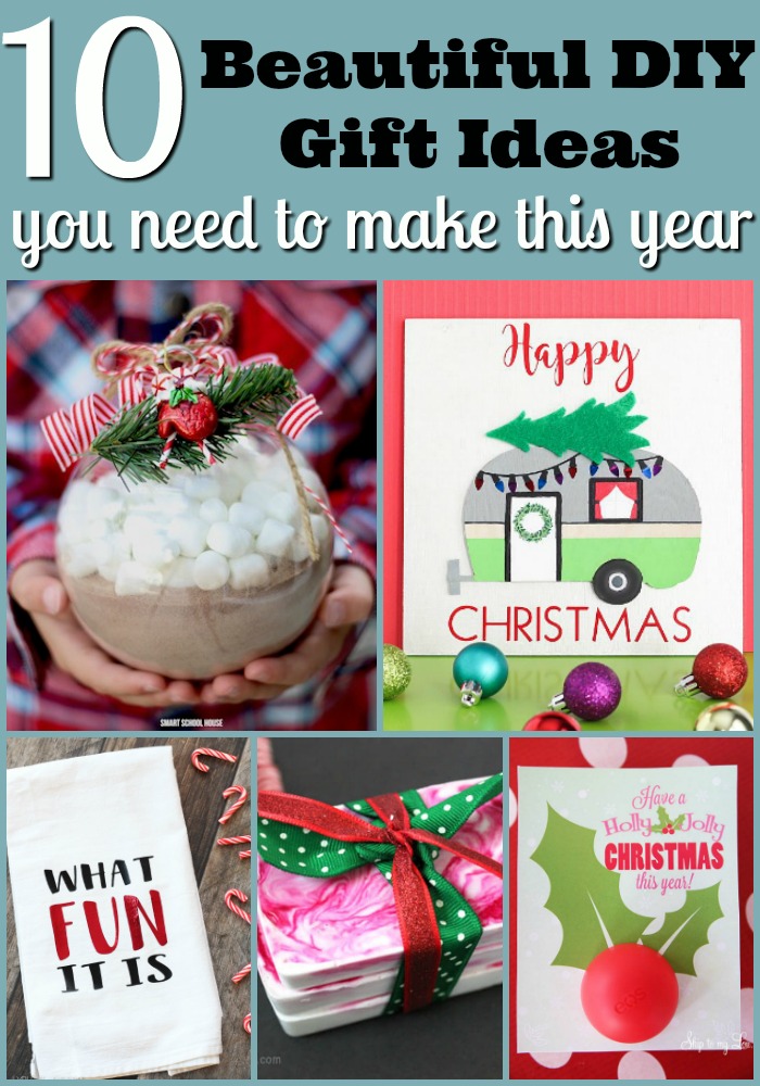 10 beautiful DIY gift ideas #DIYgifts #DIYgiftideas #holidaygiftideas via @resincraftsblog