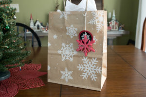Snowflake mold and castings- use your snowflakes as additions to gift tags