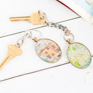 Make your own personalized keychains with Envirotex Jewelry Resin.