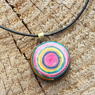 rolled paper resin pendant diy resin crafts blog upcycle (11)