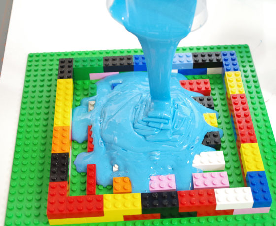 epoxy resin lego table