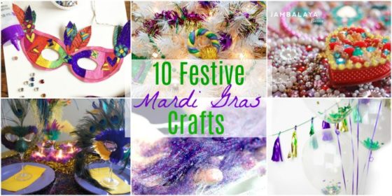 10 Festive Mardi Gras Crafts