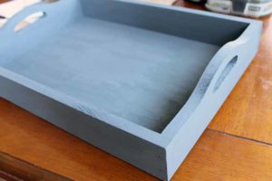 Make this hand print tray for Mother's Day! Easy to make and mom will love it!