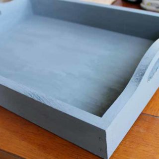 Make this hand print tray for Mother's Day! Easy to make and mom will love it!