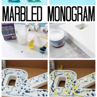 how to marble a monogram