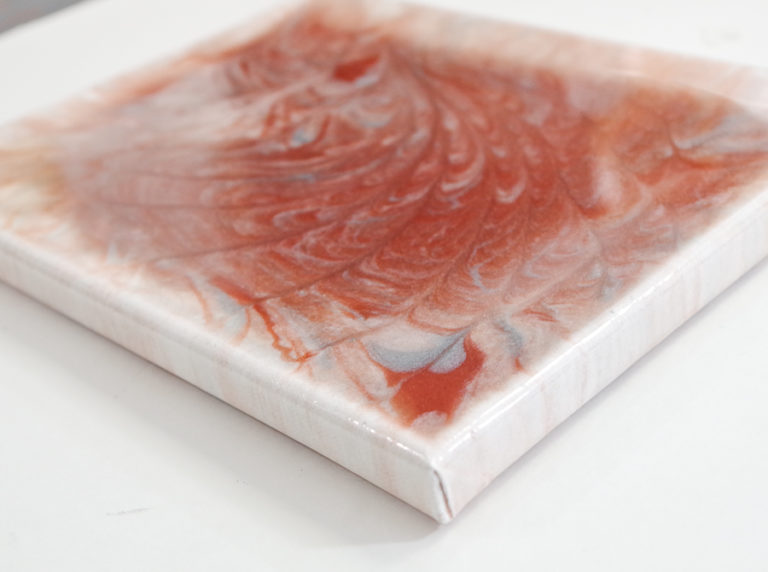Metallic Poured Resin Art on Canvas Resin Crafts Blog