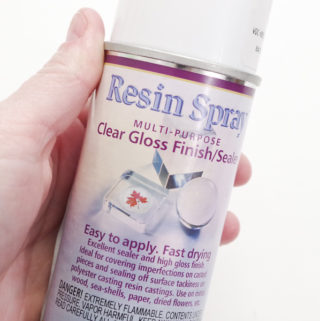 Resin Glitter Rings- optional spray with resin spray to give shiny finish