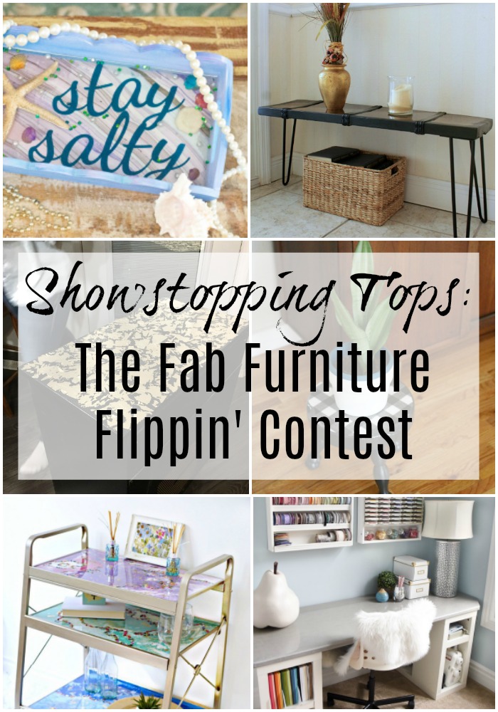 Showstopping Tops: The Fab Furniture Flippin’ Contest via @resincraftsblog