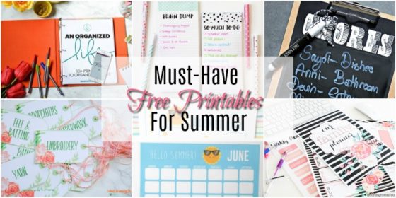 Must-Have Free Printables For Summer