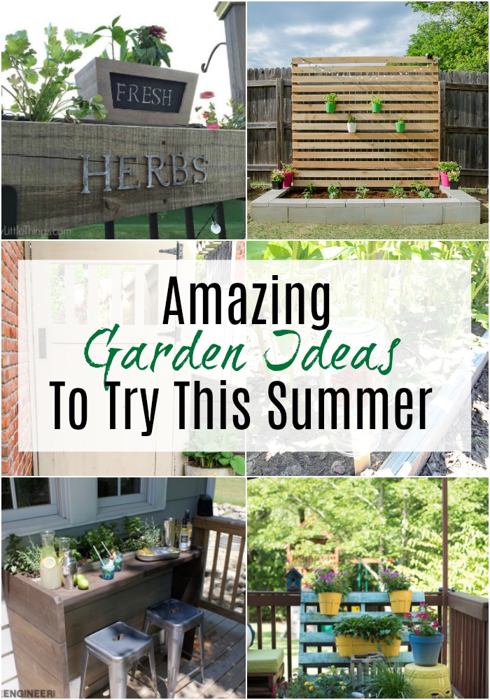 Amazing Garden Ideas To Try This Summer via @resincraftsblog
