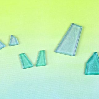DIY Faux Sea Glass from Resin