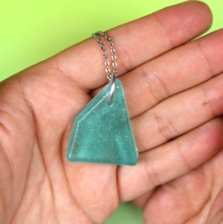 How to Make Sea Glass Inspired Jewelry from Resin