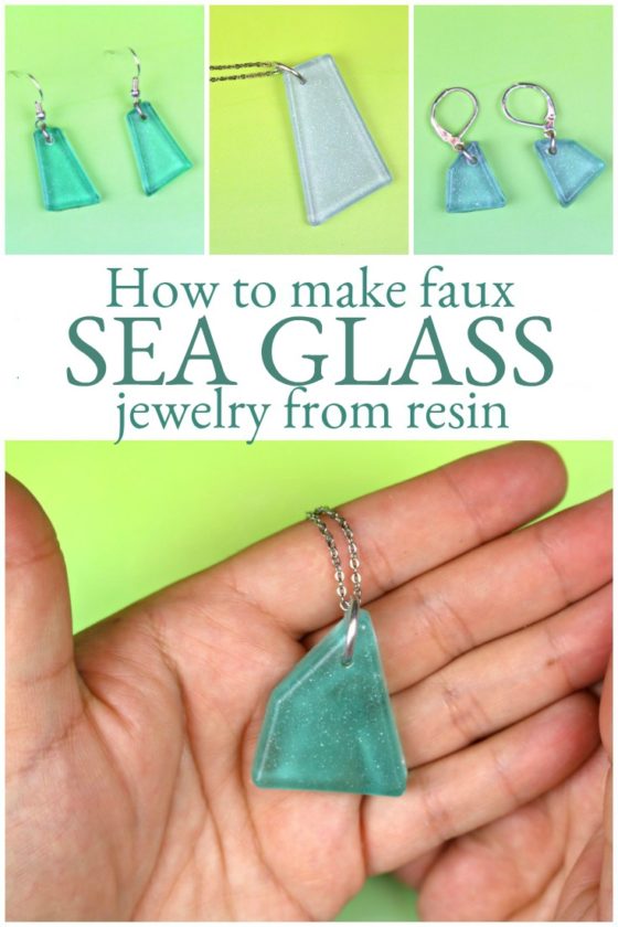 Sea Glass Inspired Resin Jewelry Resin Crafts Blog