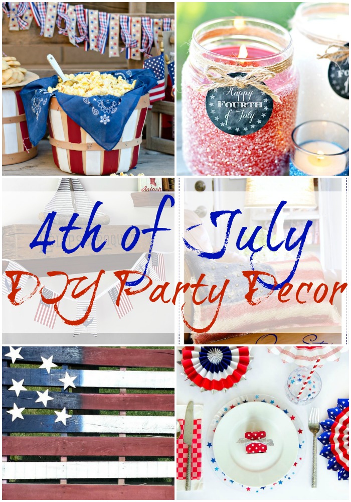 4th of July DIY Party Decorations via @resincraftsblog