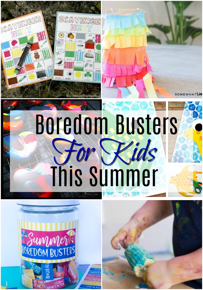 Summer Boredom Busters for Kids via @resincraftsblog