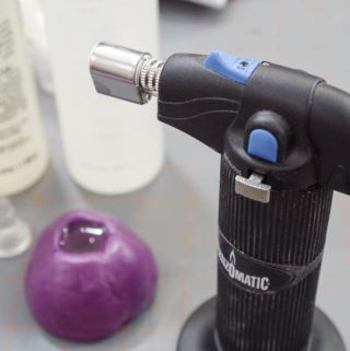 DIY Epoxy Replacement Game Piece - EasyCast Clear Casting Epoxy - pop bubbles with micro butane torch