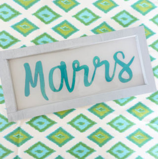 DIY Resin Name Sign-6