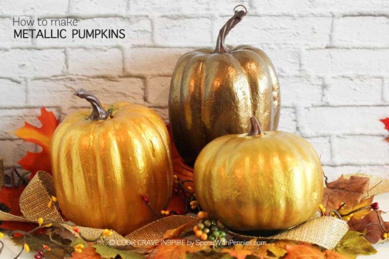 DIY Colorful Painted Pumpkins - Resin Crafts Blog