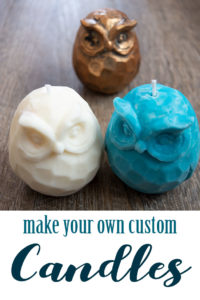Make adorable custom DIY candles with EasyMold Silicone Rubber (liquid)