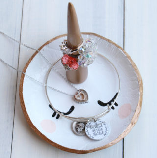 unicorn horn resin ring dish jewelry box (1)