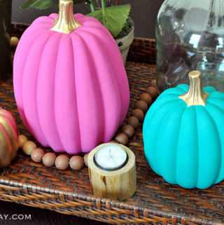 Resin Crafts Blog | DIY Decor | Fall Decor | Fall Pumpkins | Fall DIY | Painted Pumpkins |