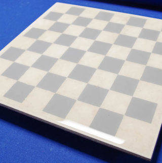 Upcycle Tile to Resin Coated Chess Board - finished photo horizontal angled
